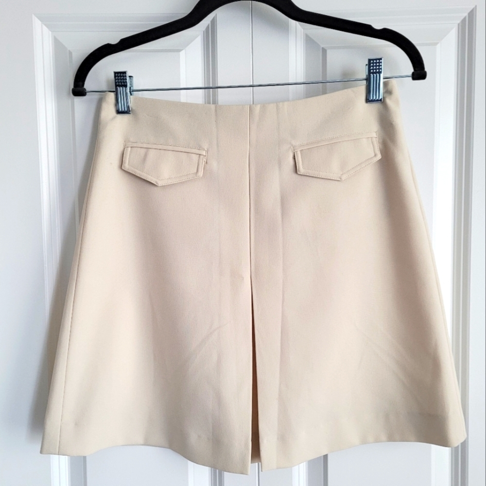Thomas Burberry Skirt Cream/Beige Size 8